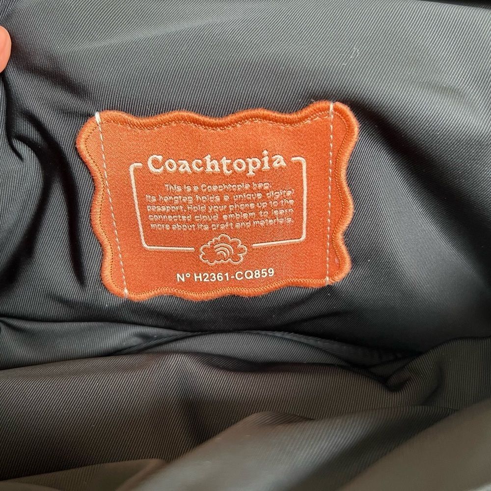 NWT Coach Coachtopia Loop Puffy Wavy Dinky Shoulder Bag CQ859 Black - Picture 15 of 15